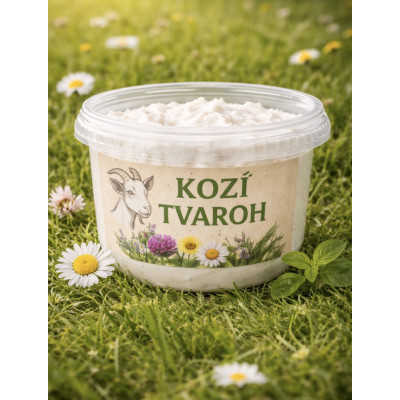BIO kozí tvaroh 200 g | Farmářský mléčný výrobek