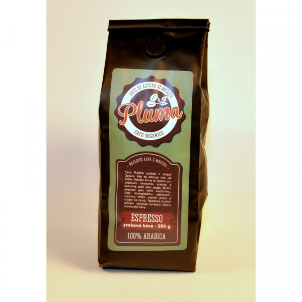 Káva Pluma espresso mletá (balení 250g)