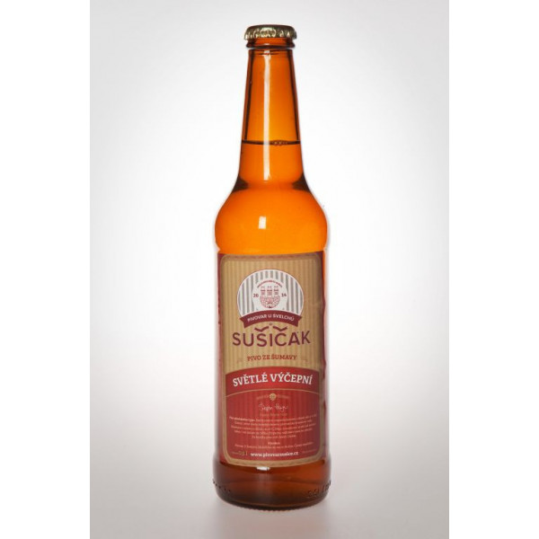 Pivo Sušičák výčepní světlé 0,5l