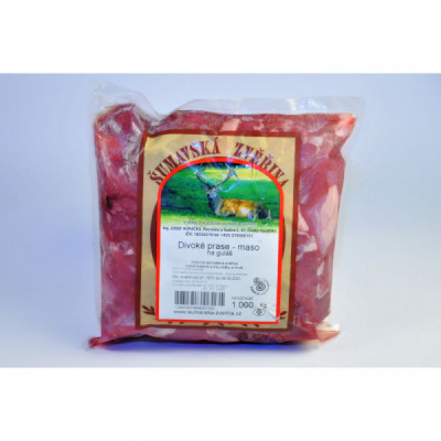 Divočák na guláš (balení cca 1kg)