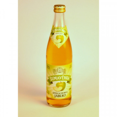 Limonáda Šumavěnka jablko 0,5l + vratná lahev
