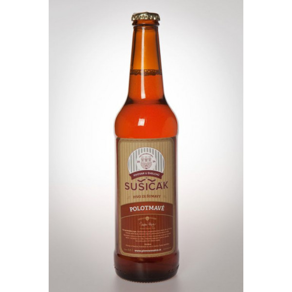 Pivo polotmavý ležák 0,5l