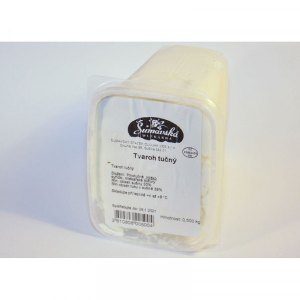Tvaroh tučný Šumavský statek (kus cca 0,5kg)
