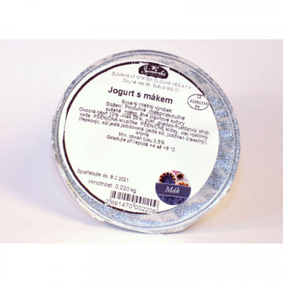 Jogurt s mákem Šumavský statek 200g