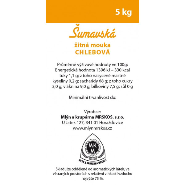 Mouka žitná Mrskoš 5kg
