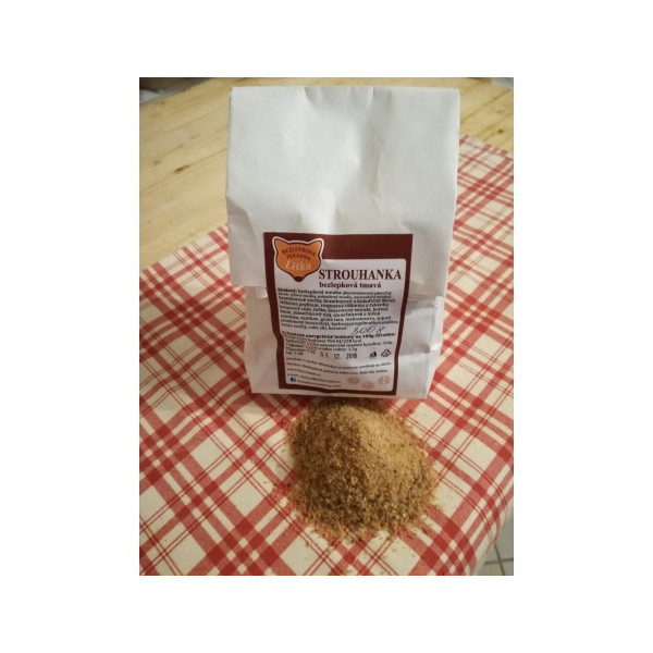 Bezlepková strouhanka tmavá 300g