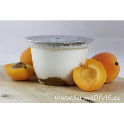 Jogurt meruňka, 200 g Diviš