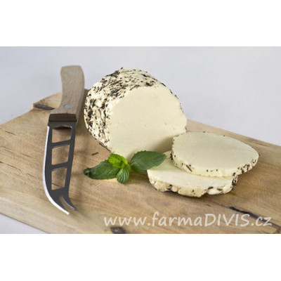 Sýr na gril s příchutí máty