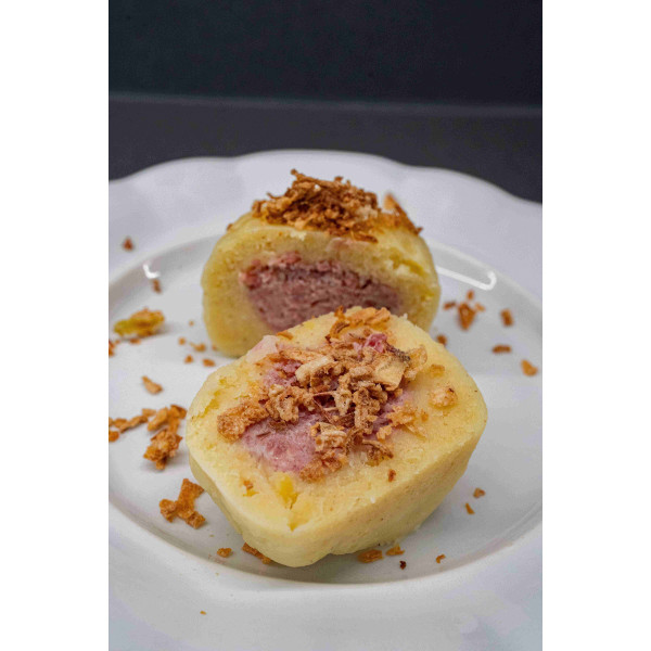 Bramborový knedlík plněný uzeným masem 1ks - 150g