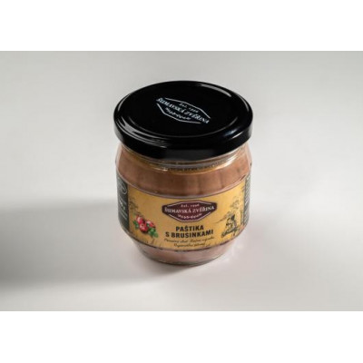 Paštika s brusinkami (1ks - 160g)