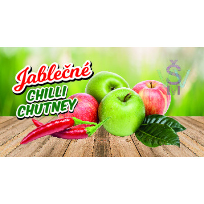 Jablečné chilli chutney