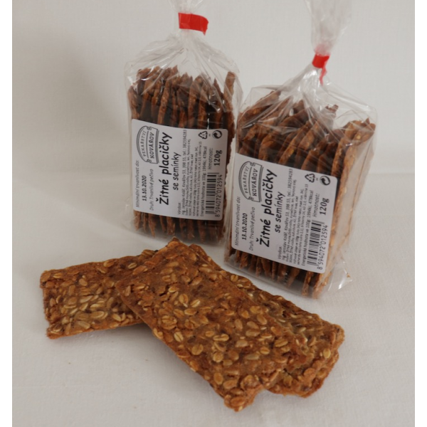 Žitné placičky se semínky 120g - Kolář