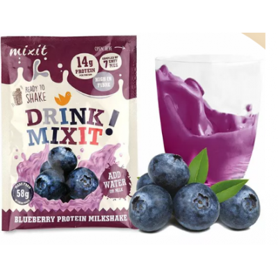 Proteinový drink borůvka 58g - Mixit
