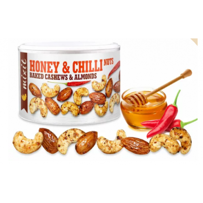 Oříšky z pece -med a chilli 140g - Mixit