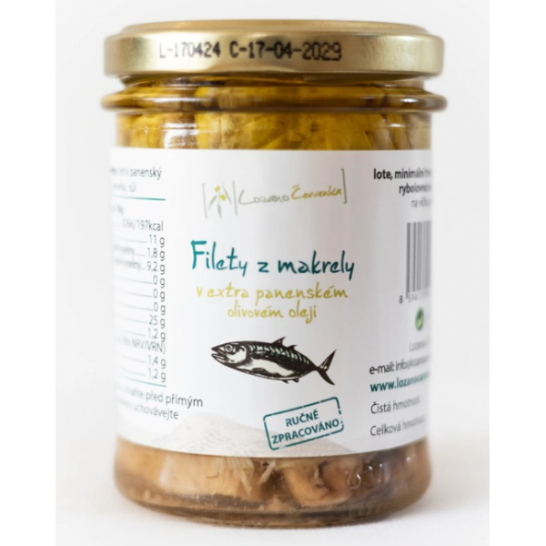 Makrela v extra panenském olivovém oleji 195g - Lozano