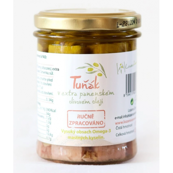 Tuňák v extra panenském olivovém oleji 200g - Lozano