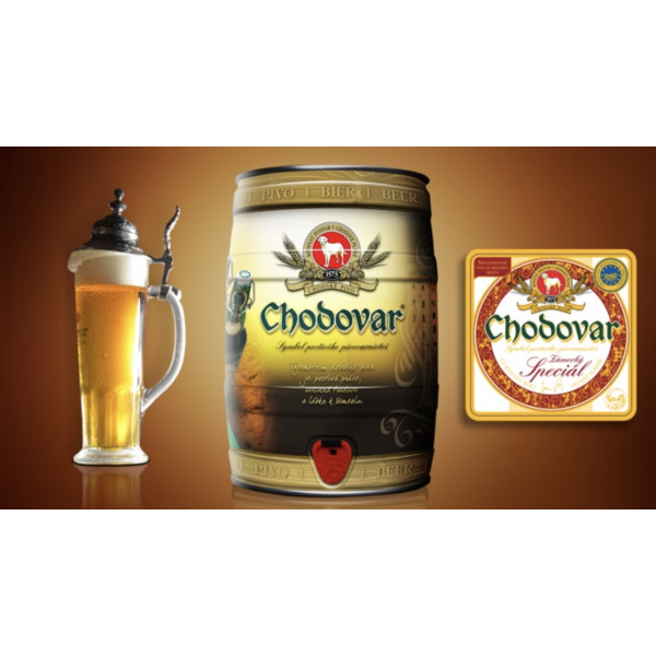 Pětilitrový soudek Chodovaru - 13° Zámecký Speciál